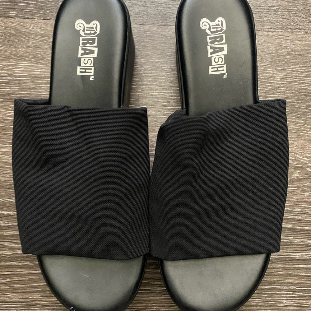 Black Platform Sandals